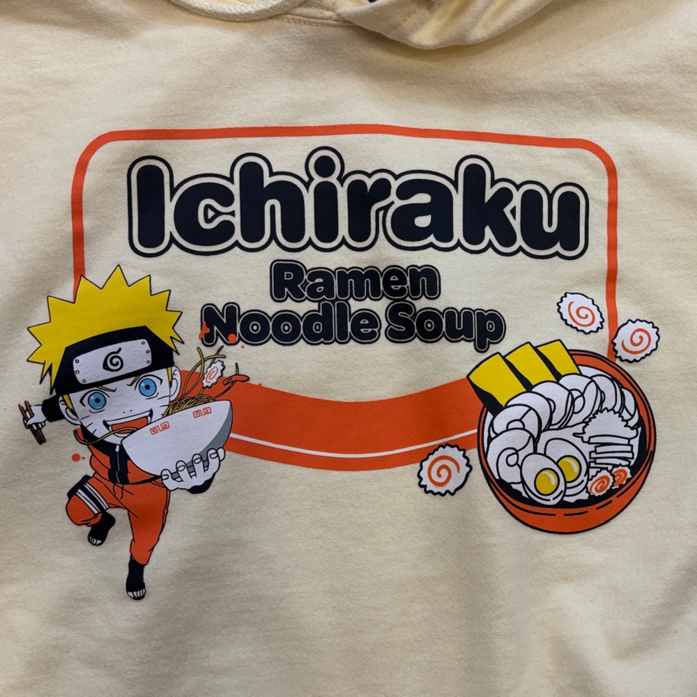 Naruto Shippuden Ichiraku Ramon Noodle Hoodie Medium with pockets - Picture 4 of 5